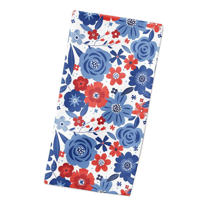 Kassadie Cotton Floral Square Napkin