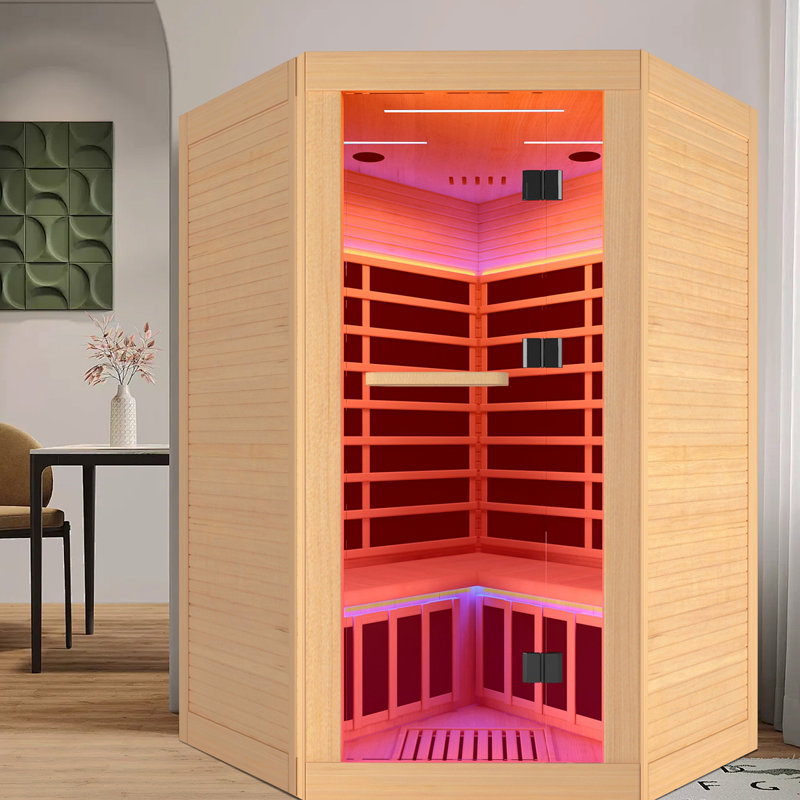 Sauna pentagonal canadien