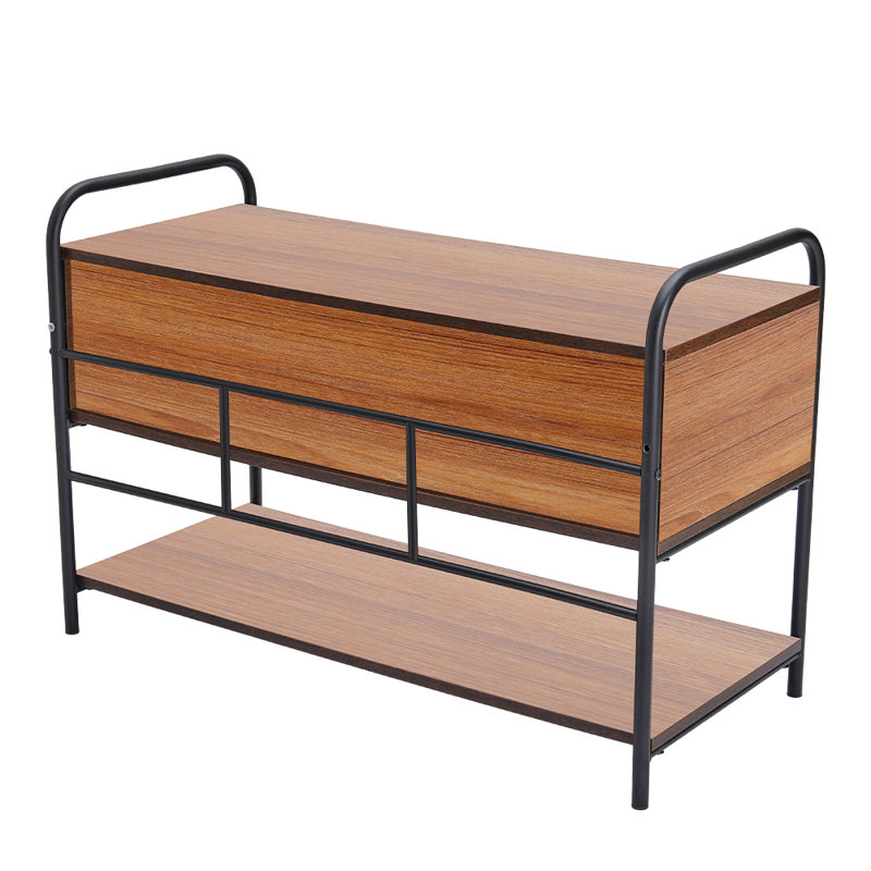 Janni Solid Wood Storage Bench