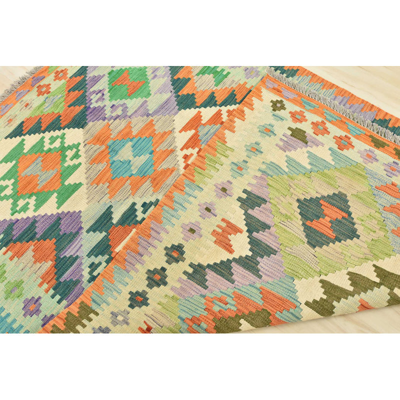 One-of-a-Kind 4'1'' X 5'11'' Wool Area Rug in