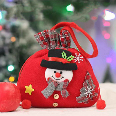 2pc Christmas Decorations Christmas Eve Gift Bag Children's Gift Bag