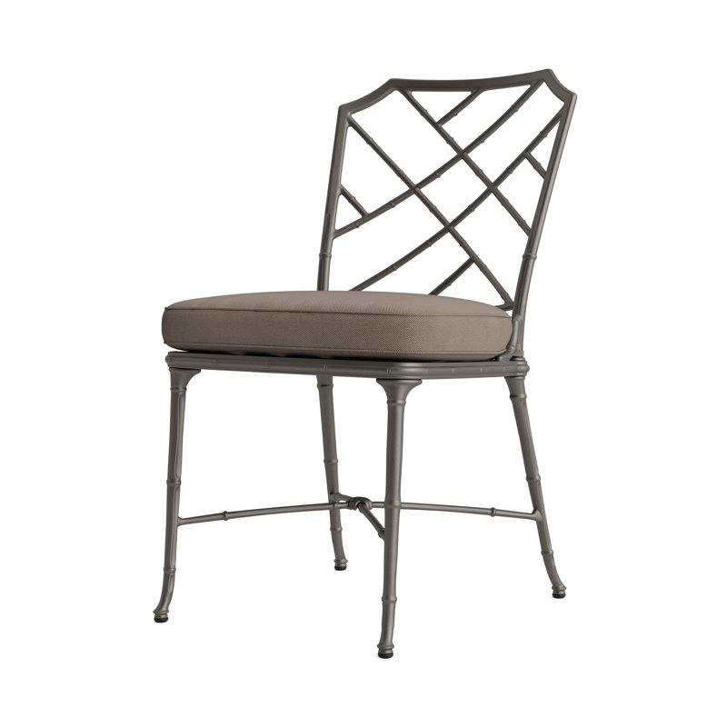 Calcutta Outdoor Dining Side Chair, Mica, Fusion Neptune, Navy
