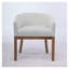 Chaise de salle à manger rembourrée Mid-Century