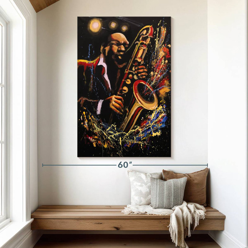 Abarca Jazz Acrylic, 51" H x 34" W