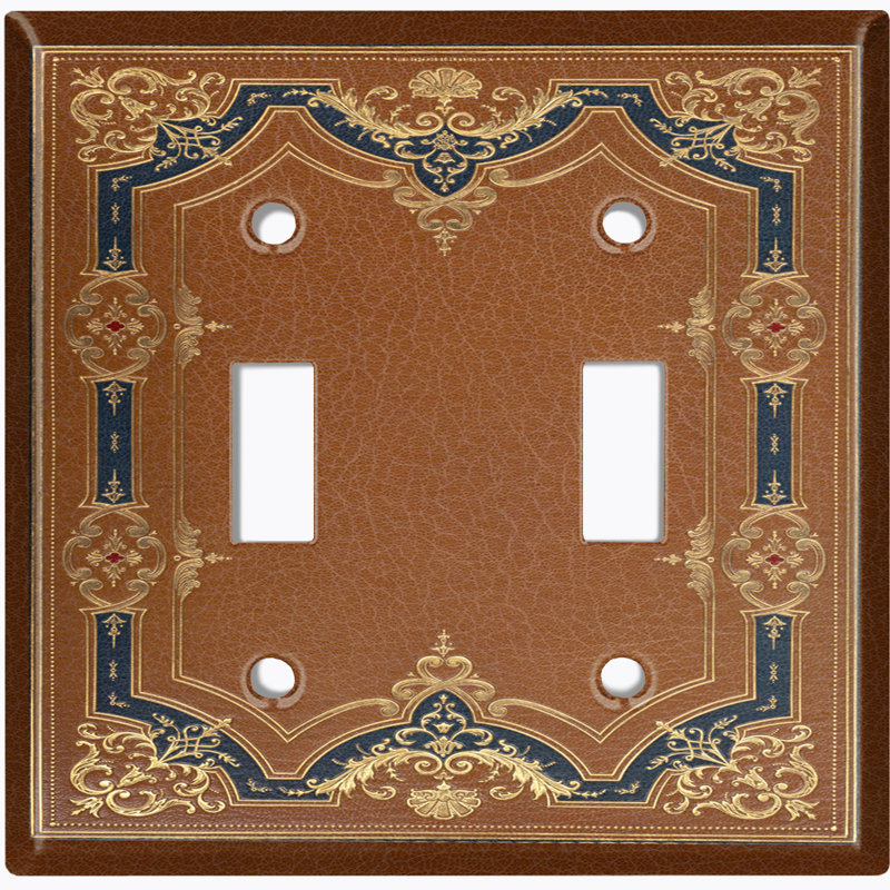 No Subject 2 - Gang Toggle Light Switch Standard Wall Plate