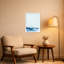 Tableau magnétique encadré en tissu, babillard 19 x 25 Coastal Design pour l'organisation murale