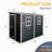 4X8ft Outdoor Storage Shed With Floor Resin Shed With Two-Window, Waterproof ,Lockable Doors For Patio,Yard,Lawn-128534358-128534360