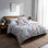 Ensemble de housse de couette et coussin décoratif Teens Celebration Bed of 5 - Fun Girl Confetti Pastels