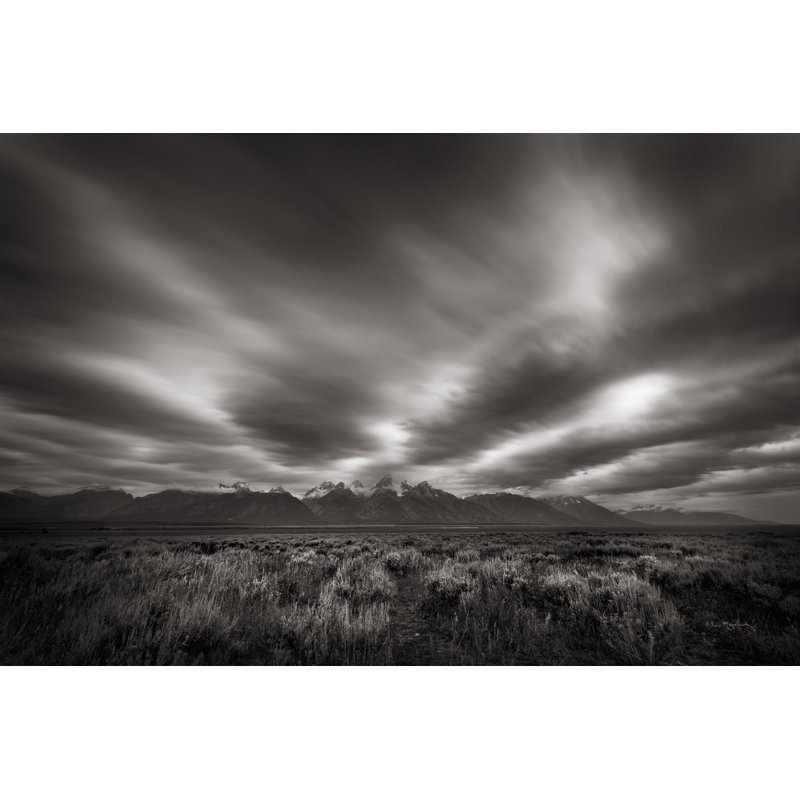Teton Sky by Alan Majchrowicz - No Frame Print on Canvas, 20cm H x 30cm W x 3.8cm D