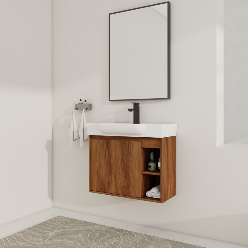 28'' Single Bathroom Vanity with Ceramic Top