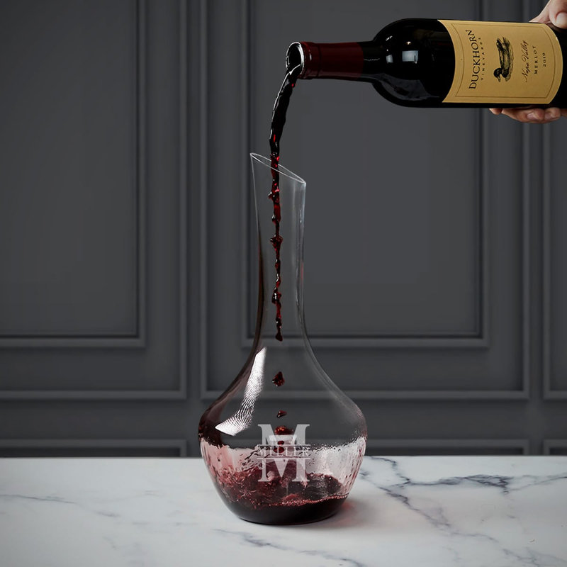 44oz. Glass Whiskey Decanter, Yes