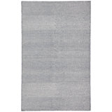 Provence Wool Geometric Area Rug in Dark Blue