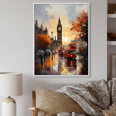 Angleterre, paysage urbain, paysage urbain IV - décoration murale paysages urbains