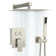 10" Pressure Balanced Rain Shower System with Push Button Diverter, Rough-in Valve and Handheld Spray