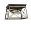  Plafonnier encastré 2 tons Farmhouse-Style 12 "de large