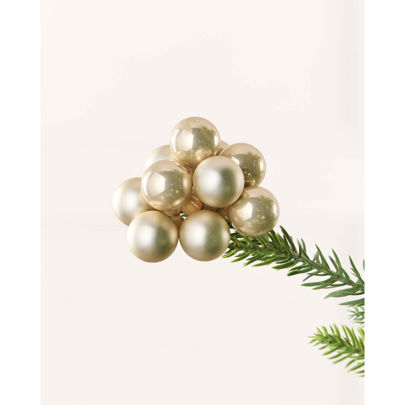 11 cm Polystyrene Shatterproof Bauble, Latte