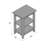 Ratcliff End Table with 2 Shelves, 20 in. W x 15 in. D x 27 in. H, Versatile Coordinating Storage Table for Living Room Decor, Crafted with Stained Wood and Beadboard, Occasional-555935489