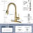 Pull Down Single Handle Kitchen Faucet with Advanced Spray-100079663