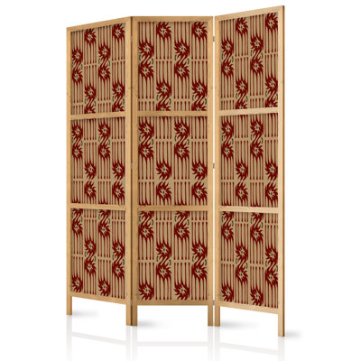171cm H Solid Wood Folding Room Divider