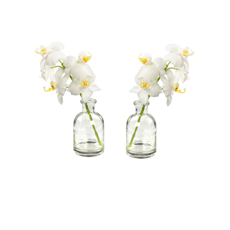 Polyether Polyurethane (PU) Orchid Arrangement in Vase