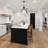 Aukerman 60 Watt 1-Light Bell Pendant with Etched Opal Glass Shade and Metal Outer Cage-718103943-718103937