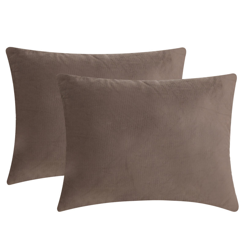 Kiron Valletta Duvet Cover Set, Queen Duvet Cover + 2 Standard Shams, Mocha
