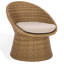 Chaise de patio en osier Lynsee