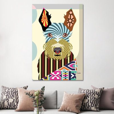 Scottish Terrier by Lanre Studio - Wrapped Canvas Print