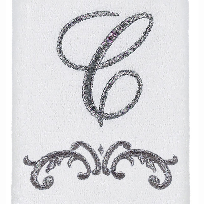 Avanti Linens Scroll Mono Fingertip Towel C