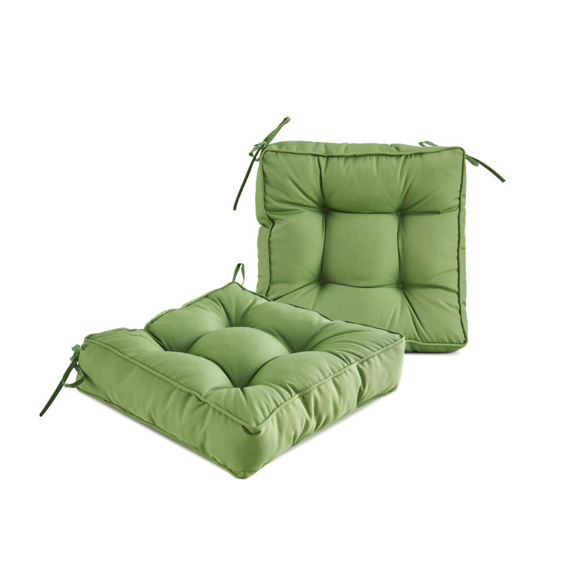 Coussin de siège d'intérieur / d'extérieur, Vert invisible