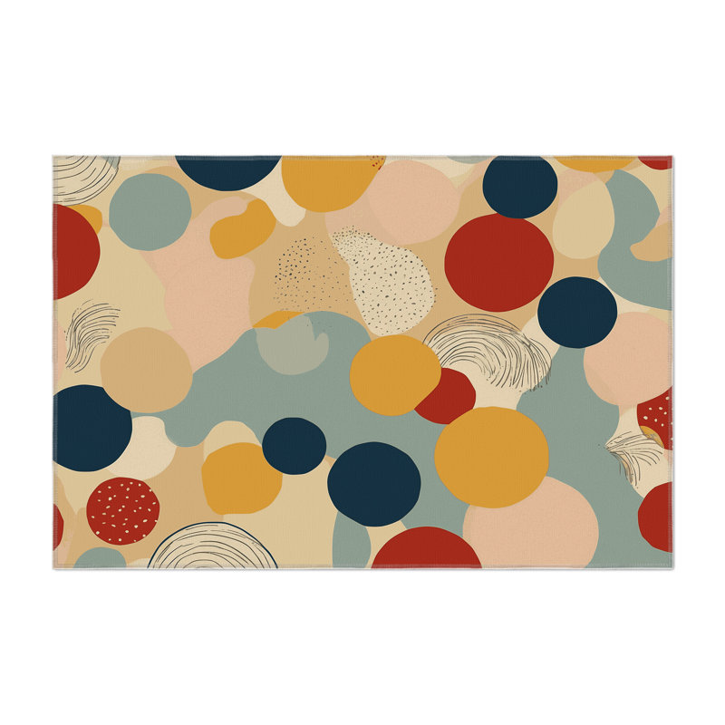 Groovy Beam Indoor And Outdoor Area Rug, Rectangle 1'6" x 2'6"