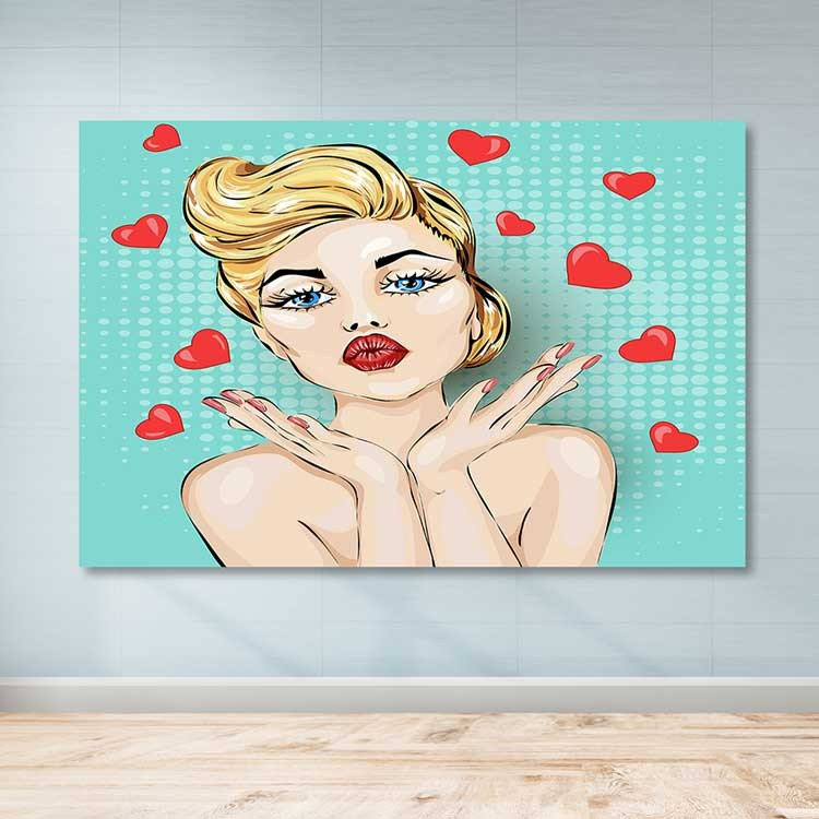 Peinture décorative sur toile