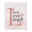 Toile pastel Live Love Laugh, design par Kim Allen-1206047793