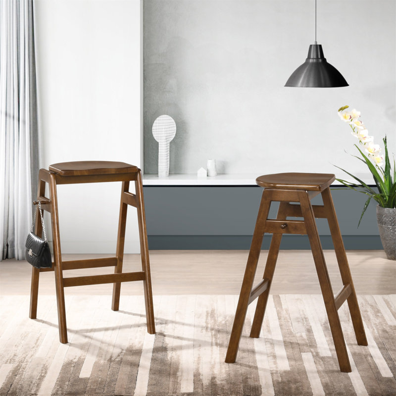 Tabourets de bar empilables Mid-Century Malvern