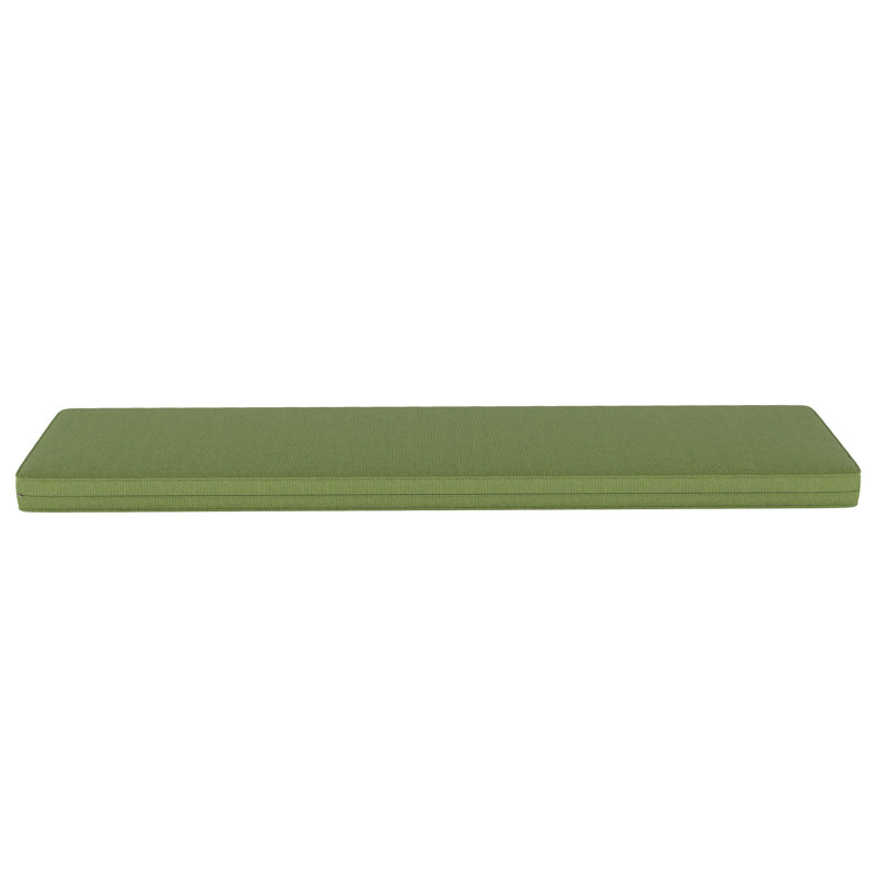 Indoor/Outdoor Sunbrella® Seat Cushion, 44" W x 18" D, Spectrum Cilantro Sunbrella® Plainweave