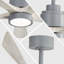 Ventilateur de plafond de 52 pouces avec lumière, télécommande silencieuse à 6 vitesses, DEL à intensité variable, pour le salon, la chambre à coucher et autres intérieurs-516206497-516206496