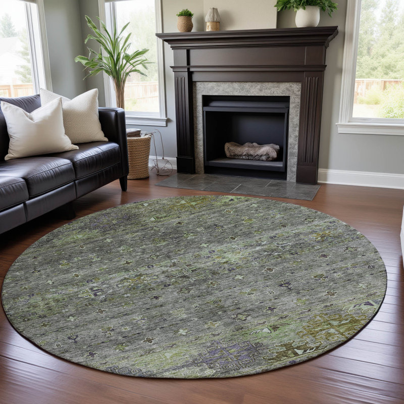 Tapis de qualité supérieure Jeske AMF1220 Global, Rond 8 pi