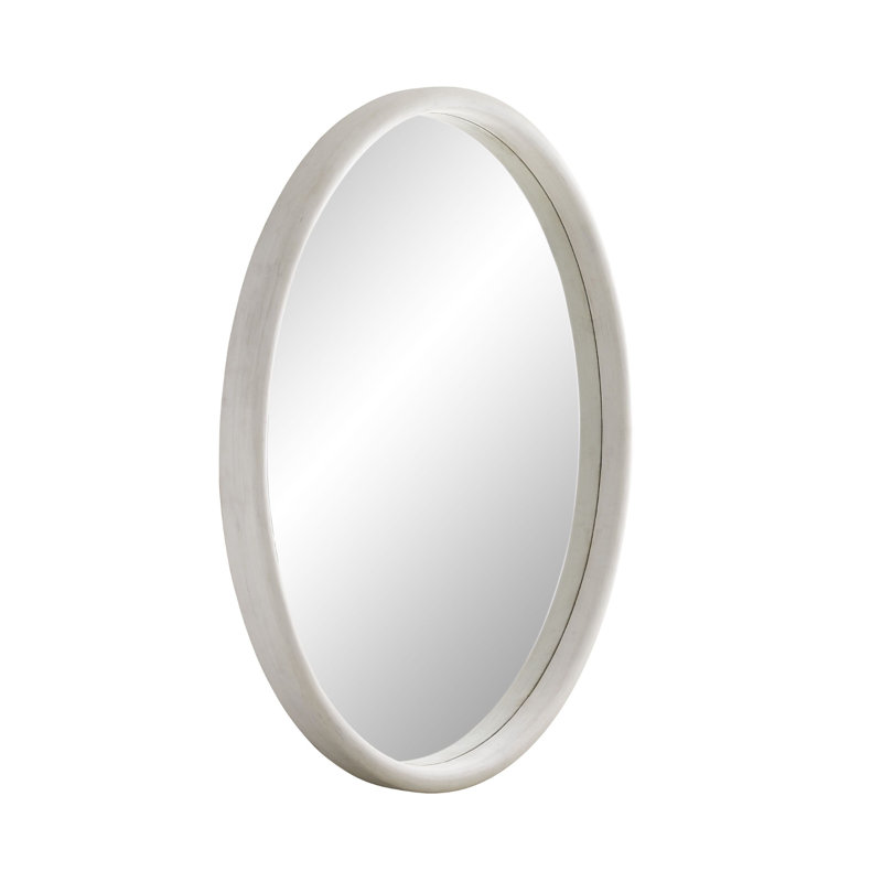 Lesley Large Mirror, White Wash