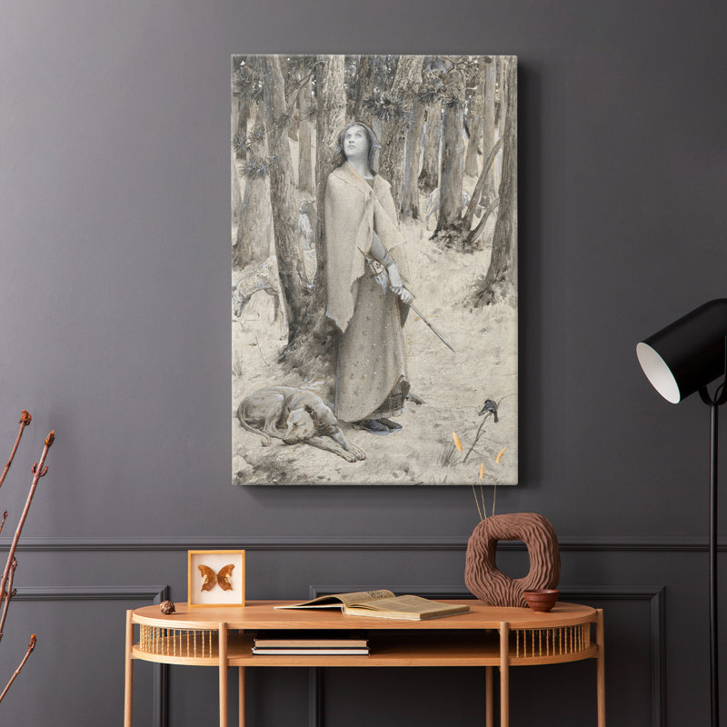 Paysage rétro II - galerie Cavas, H 60 po x l 40 po