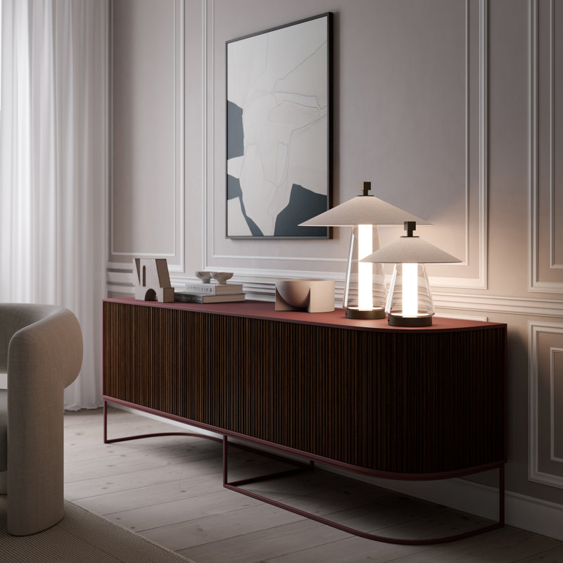 Asia Table Lamp, Brushed Bronze