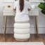 Repose-pieds rond en velours-912817777