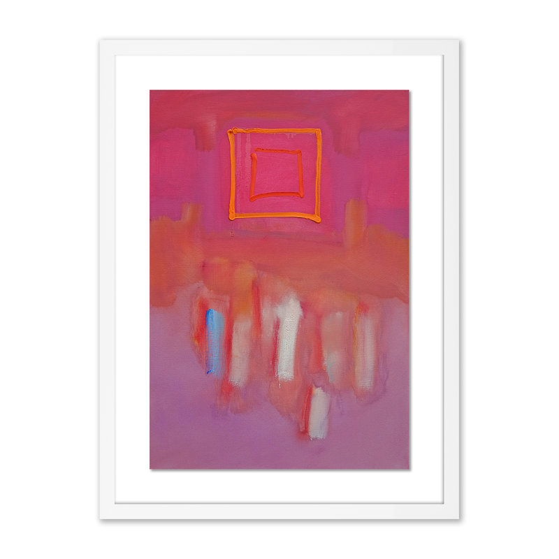 Figures In A Souk C Print by Charles Stuart, 24" H x 18" W x 1.5" D, White