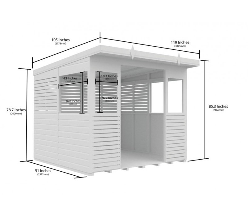 8 x 8 BBQ/Outdoor Kitchen Shelter
