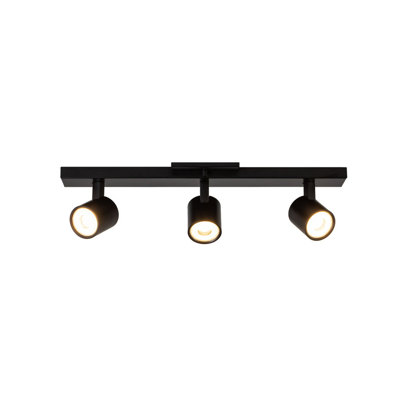 Arnold 3-Head Black LED Track Lights