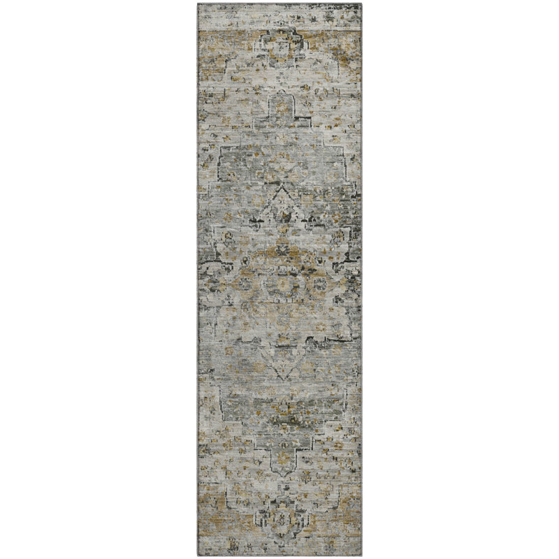 Tapis de qualité supérieure lavable à la machine AMF1832 Global Ashington, Tapis de couloir 2 pi 3 po x 7 pi 6 po