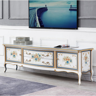 Creative Painted TV Cabinet