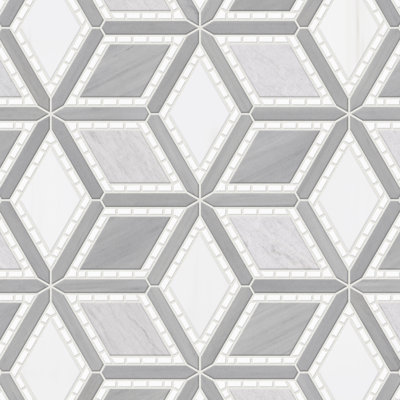 Carrelage à motif mosaïque en marbre Julian