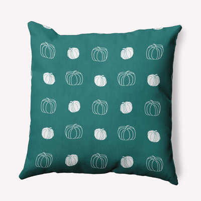 Pumpkin Pattern Accent Pillow