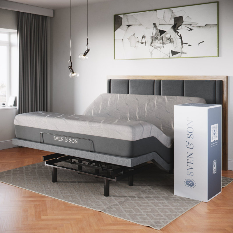 Massaging Zero Gravity Adjustable Bed with Wireless Remote, King