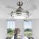 Autry 4 - Blade LED Flush Mount Ceiling Fan with Light Kit Included